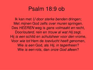 Psalm 18:9 ob