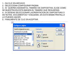 BARA DE TITULO BOTONES DE CONTROL BARRA DE MENU BARRA DE HERRAMIENTAS DIAPOSITIVAS ESQUEMA