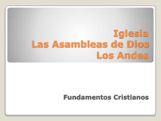 Iglesia Las Asambleas de Dios Los Andes