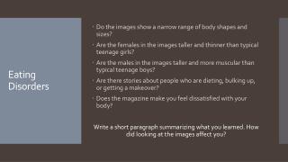 Eating Disorders