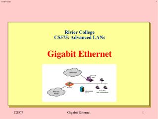 Rivier College CS575: Advanced LANs Gigabit Ethernet