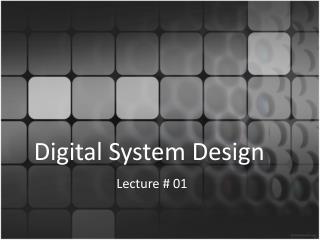 Digital System Design