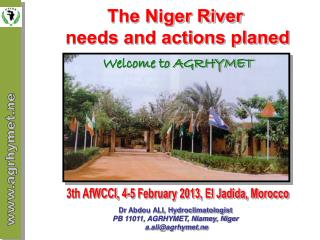 The Niger River needs and actions planed