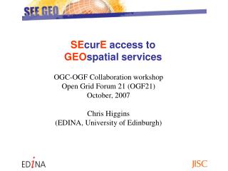 SE cur E access to GEO spatial services