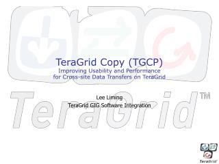 Lee Liming TeraGrid GIG Software Integration