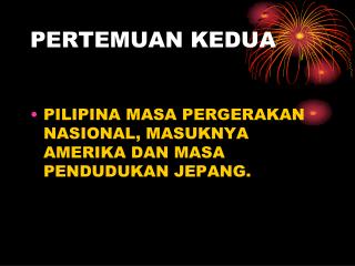 PERTEMUAN KEDUA