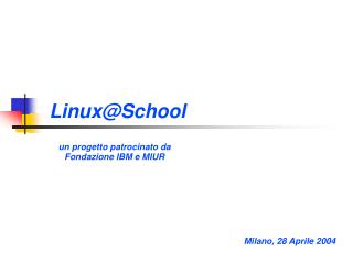 Linux@School