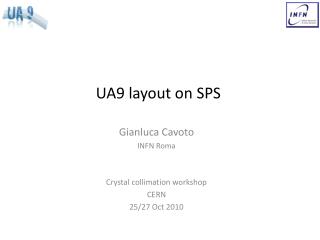 UA9 layout on SPS