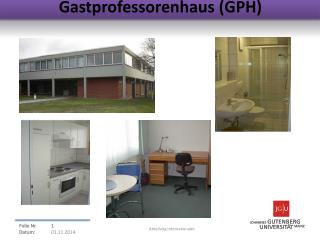 Gastprofessorenhaus (GPH)