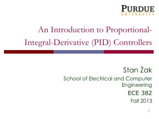 An Introduction to Proportional-Integral-Derivative (PID) Controllers
