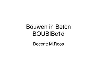 Bouwen in Beton BOUBIBc1d