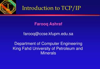 Introduction to TCP/IP