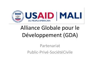 Alliance Globale pour le Développement (GDA)