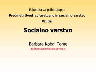 Socialno varstvo