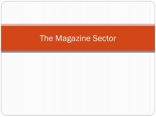 The Magazine Sector
