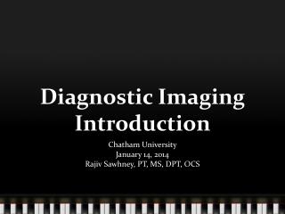 Diagnostic Imaging Introduction