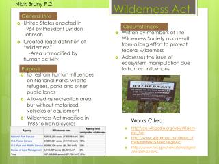 Wilderness Act