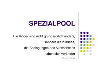 SPEZIALPOOL