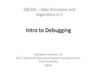 Intro to Debugging