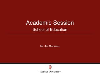 Academic Session