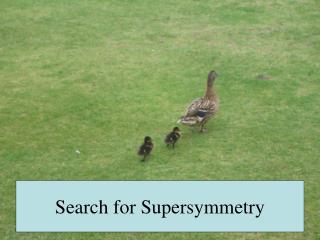 Search for Supersymmetry