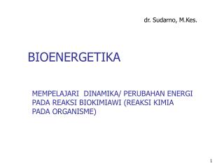 BIOENERGETIKA