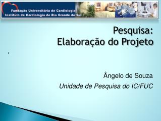 Pesquisa: Elaboração do Projeto