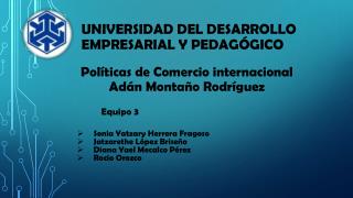 Universidad del Desarrollo Empresarial y Pedagógico