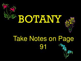 BOTANY