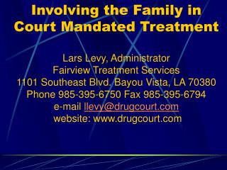 Defining “family” in our treatment context