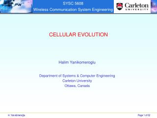 CELLULAR EVOLUTION