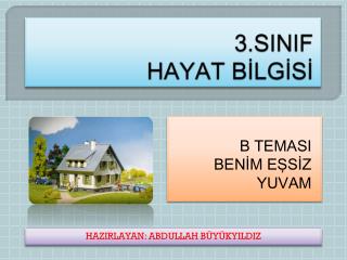 3.SINIF HAYAT BİLGİSİ