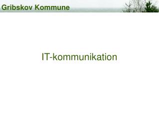 IT-kommunikation