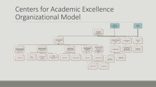 Centers for Academic Excellence Organizational Model