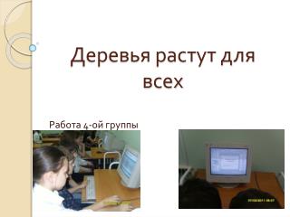 Деревья растут для всех