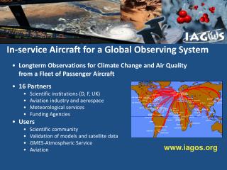In-service Aircraft for a Global Observing System