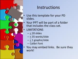 Instructions
