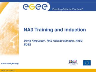 NA3 Training and induction
