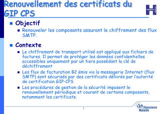 Renouvellement des certificats du GIP CPS