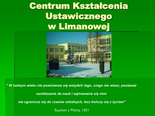 Centrum Kształcenia Ustawicznego w Limanowej