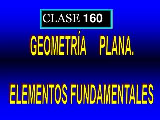 CLASE 160