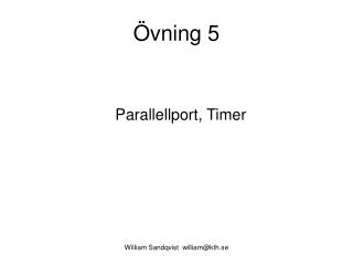 Övning 5