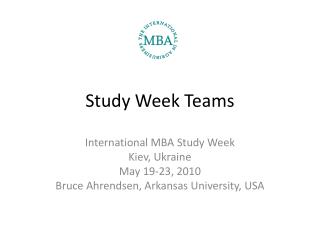 Study Week Teams