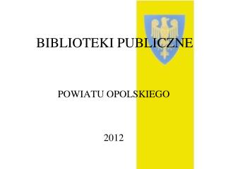 BIBLIOTEKI PUBLICZNE