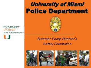 Summer Camp Director’s Safety Orientation