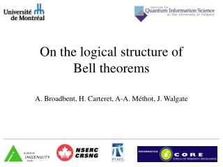 On the logical structure of Bell theorems
