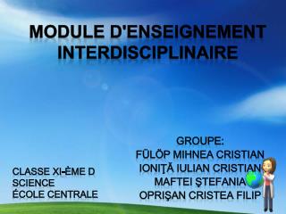 Module d'enseignement interdisciplinaire