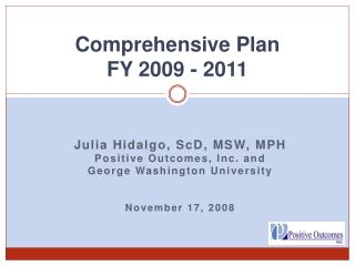 Comprehensive Plan FY 2009 - 2011