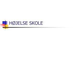 HØJELSE SKOLE