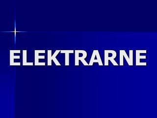 ELEKTRARNE